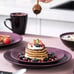 16 Piece Dinnerware Sets for 4 Modern Style Violet Dinnerware Kitchen Plate Set