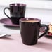 16 Piece Dinnerware Sets for 4 Modern Style Violet Dinnerware Kitchen Plate Set