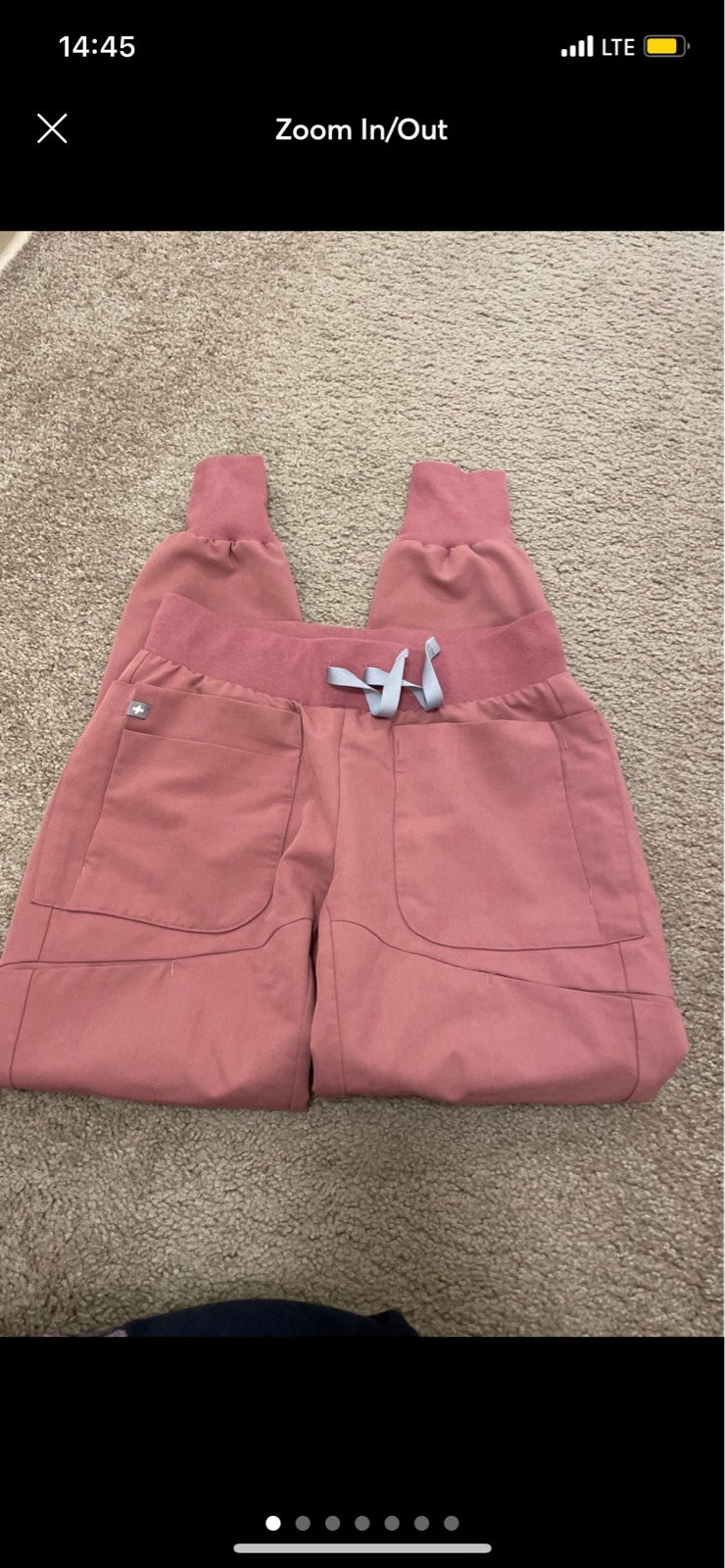 Rare mauve figs scrub joggers