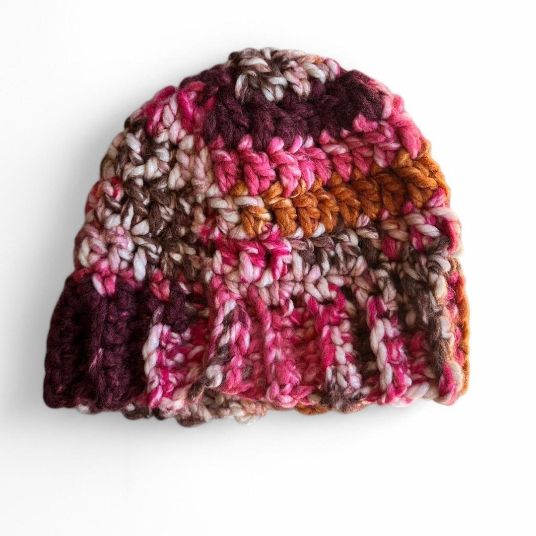 18” handmade skullcap beanie / can be folded