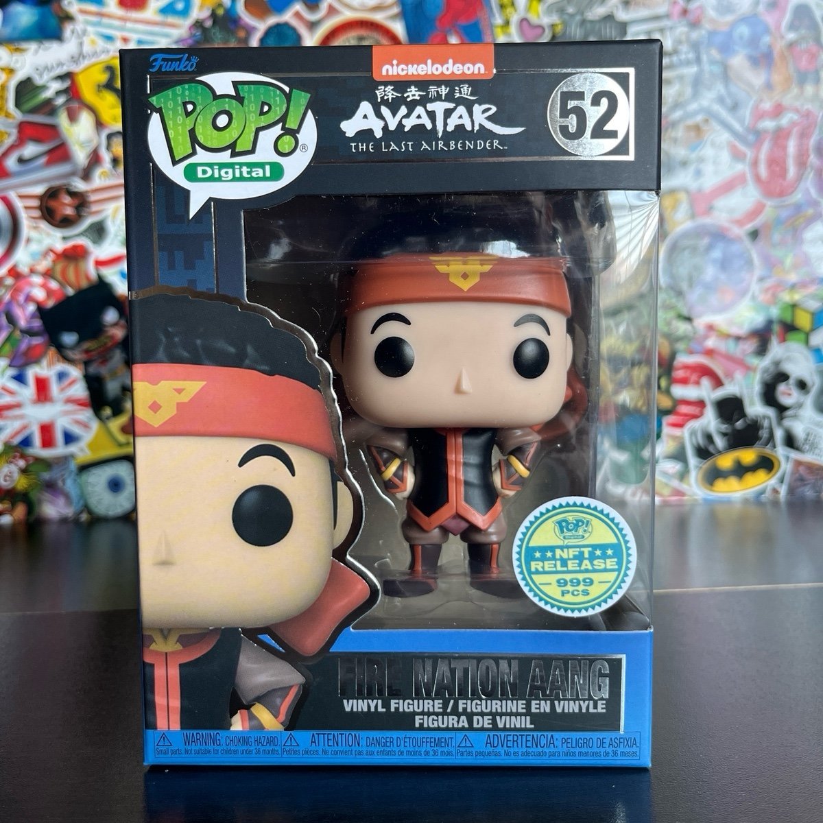 Funko POP! Digital Fire Nation Aang 52 with Popshield Protector
