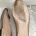 Flat shoes with enamel sequins