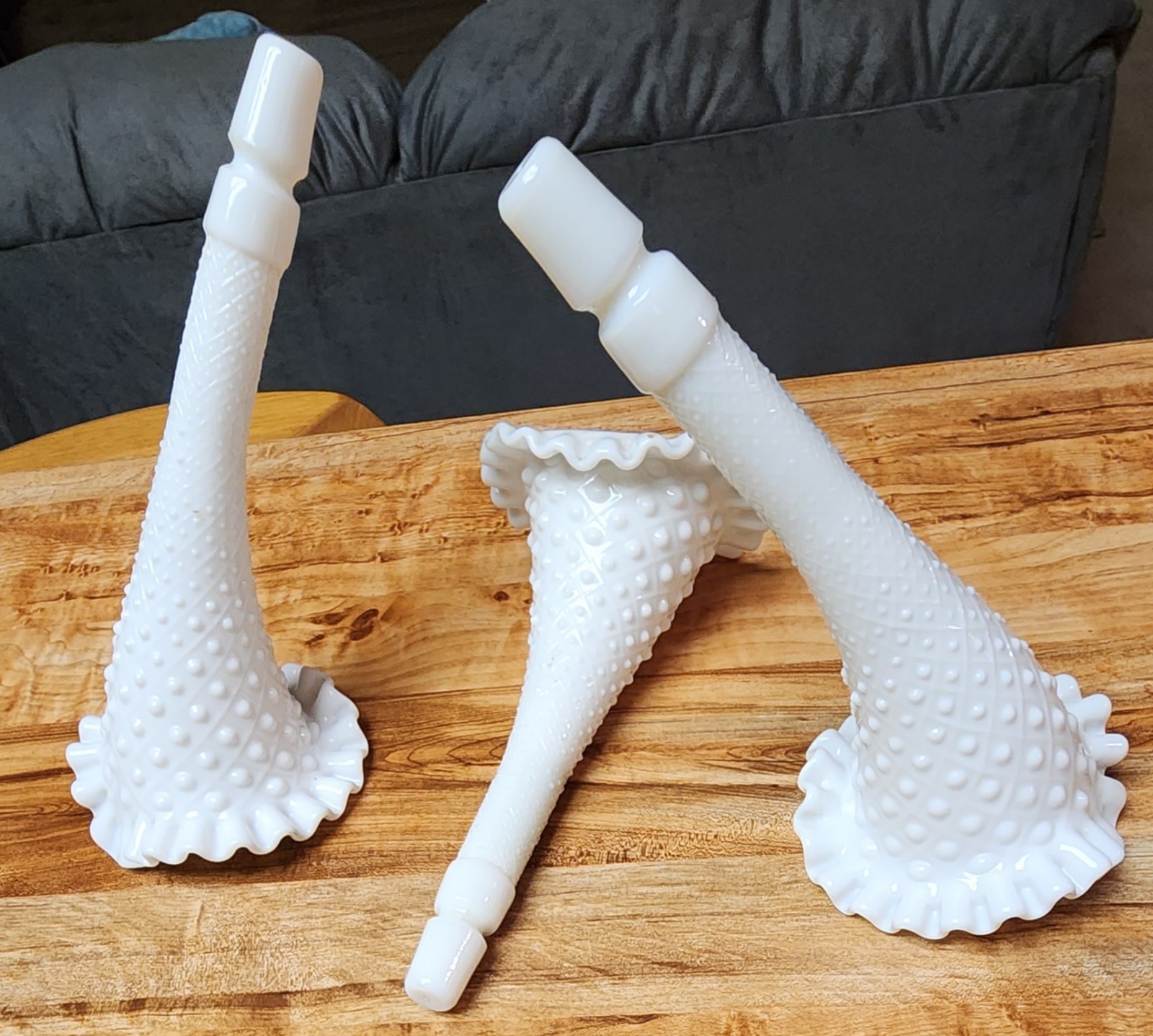 Set of decorative horns.