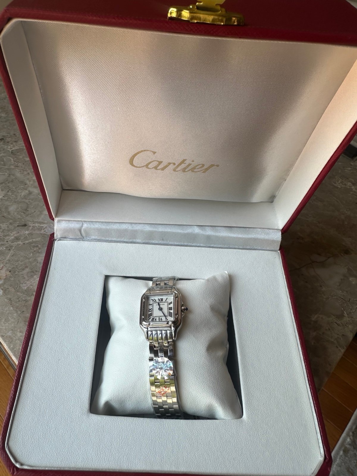 Panthere Stainless Steel Swiss 22mm Watch