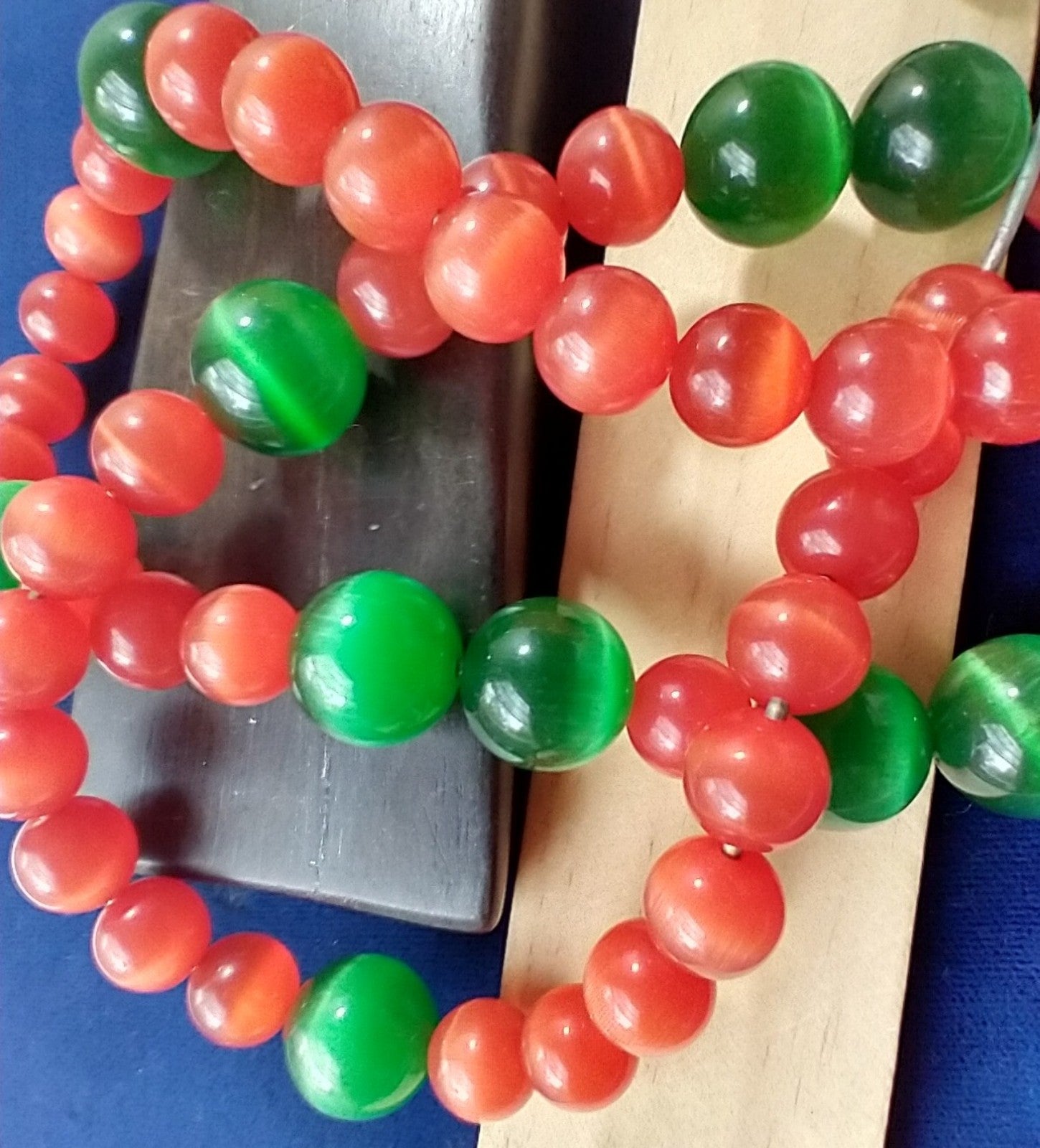 Necklace 0672. Holiday Selenite colors