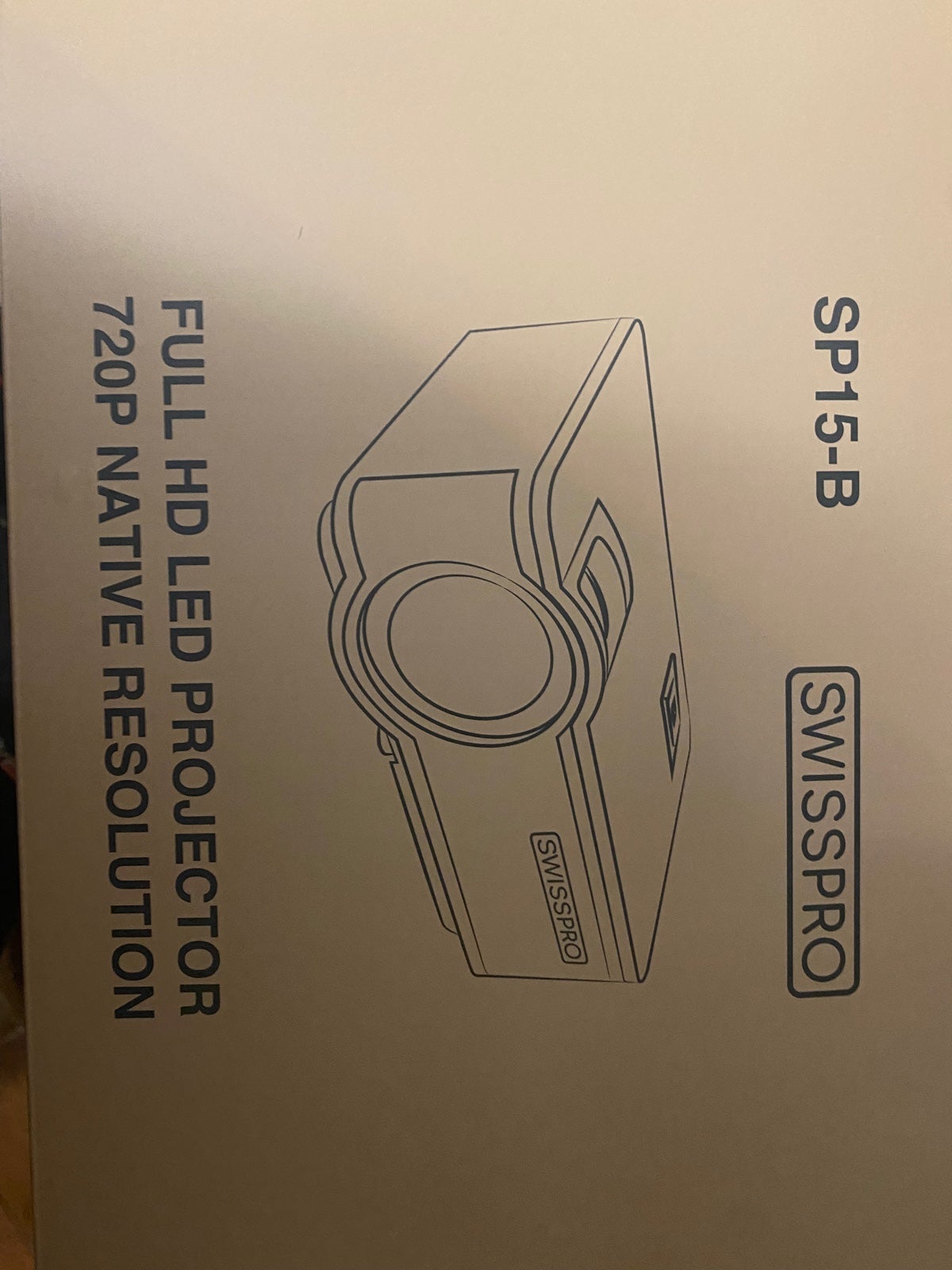 SwissPro sp15-b Full HD Projector