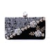 diamond patchwork evening bags handmade flowers wedding dinner bags free shippi