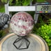 Natural Plum Blossom Tourmaline Crystal Sphere