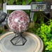 Natural Plum Blossom Tourmaline Crystal Sphere