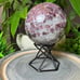 Natural Plum Blossom Tourmaline Crystal Sphere