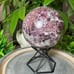 Natural Plum Blossom Tourmaline Crystal Sphere