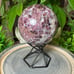 Natural Plum Blossom Tourmaline Crystal Sphere
