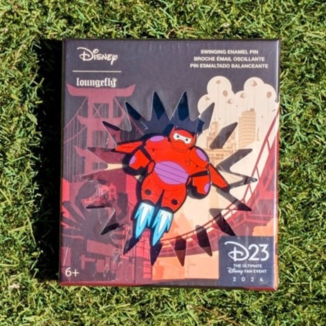 D23 Expo 2024 Disney Loungefly Armored Baymax Enamel Pin 500 Pieces Big Hero 6