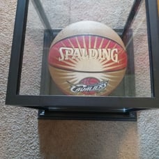Cleveland Cavaliers team signed ball.