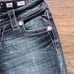Miss Me Signature Capri Jeans Blue Factory Wash and Whiskering Size 26