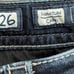 Miss Me Signature Capri Jeans Blue Factory Wash and Whiskering Size 26