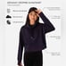 NxTSTOP Getaway Cropped Sweatshirt Navy Blue Size Large