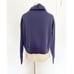 NxTSTOP Getaway Cropped Sweatshirt Navy Blue Size Large