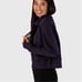 NxTSTOP Getaway Cropped Sweatshirt Navy Blue Size Large