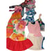 Hugh Lot of 43 Vintage Barbie,Kelly,Chrissie Clothes W/ Tags.Pink,Purple,B&W.