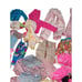 Hugh Lot of 43 Vintage Barbie,Kelly,Chrissie Clothes W/ Tags.Pink,Purple,B&W.