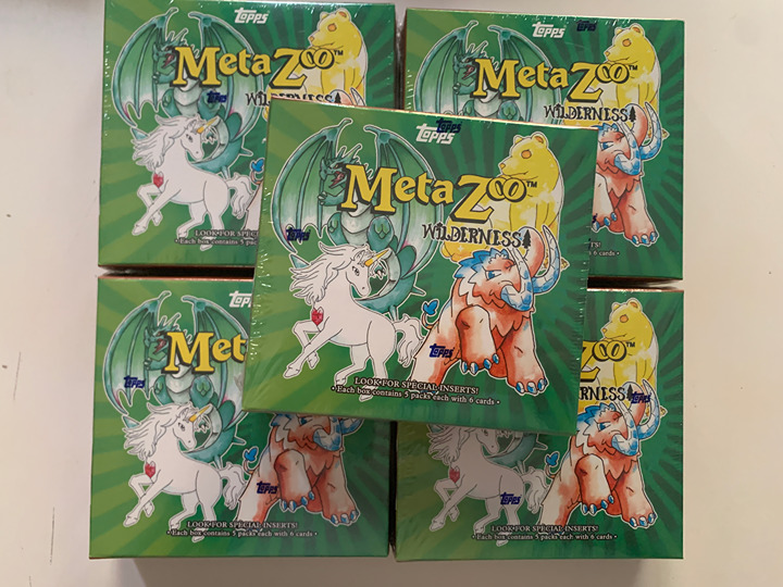 5 SEALED TOPPS ONLINE EXCLUSIVE - Meta Zoo WILDERNESS