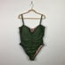 J. Crew | Safari Green Sweetheart Ruched One Piece Swimsuit 22 Plus