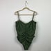 J. Crew | Safari Green Sweetheart Ruched One Piece Swimsuit 22 Plus