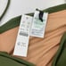 J. Crew | Safari Green Sweetheart Ruched One Piece Swimsuit 22 Plus
