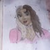 two melanie martinez watercolor paintings