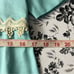 Rare Vintage Dress - light Blue & White Lace Trim Bow 1950's Classic