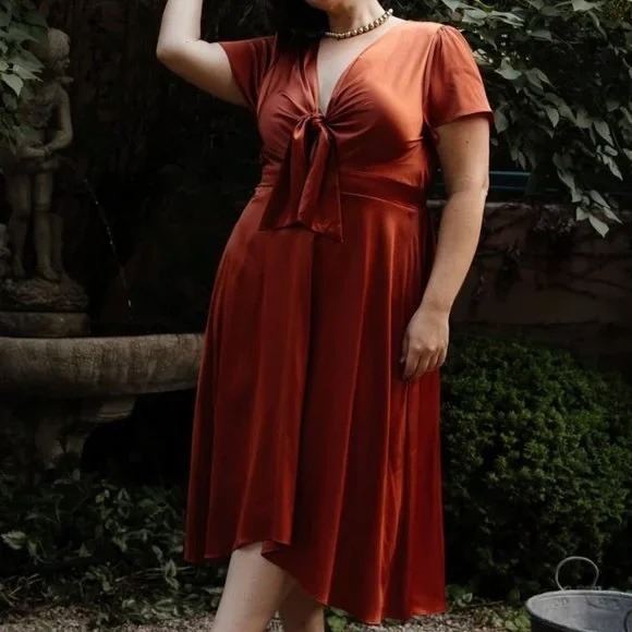 BALTIC BORN Satin Midi Dress