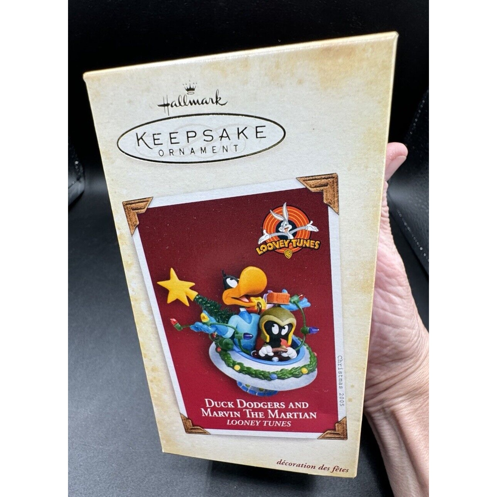 Brand New Hallmark 2005 DUCK DODGERS & MARVIN THE MARTIAN Christmas Ornament 22D