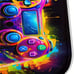 63x79in Colorful Gamepad Pattern Area Rug