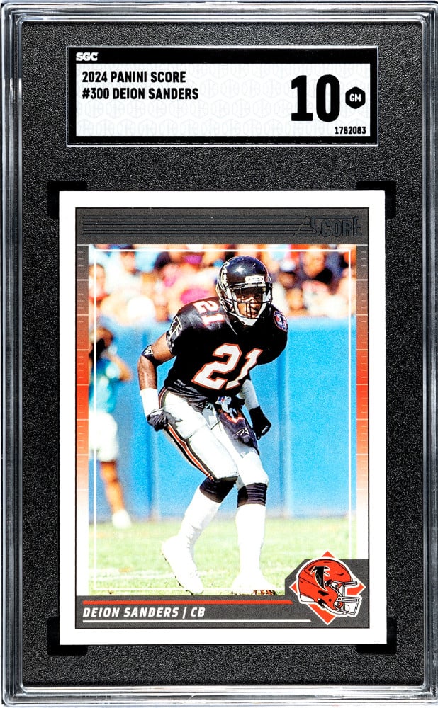 2024 Panini Score Deion Sanders #300 SGC 10