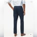 J. Crew Straight Fit TruTemp 365 Chino Pant Navy Blue Size 33 x 34 BZ231 New