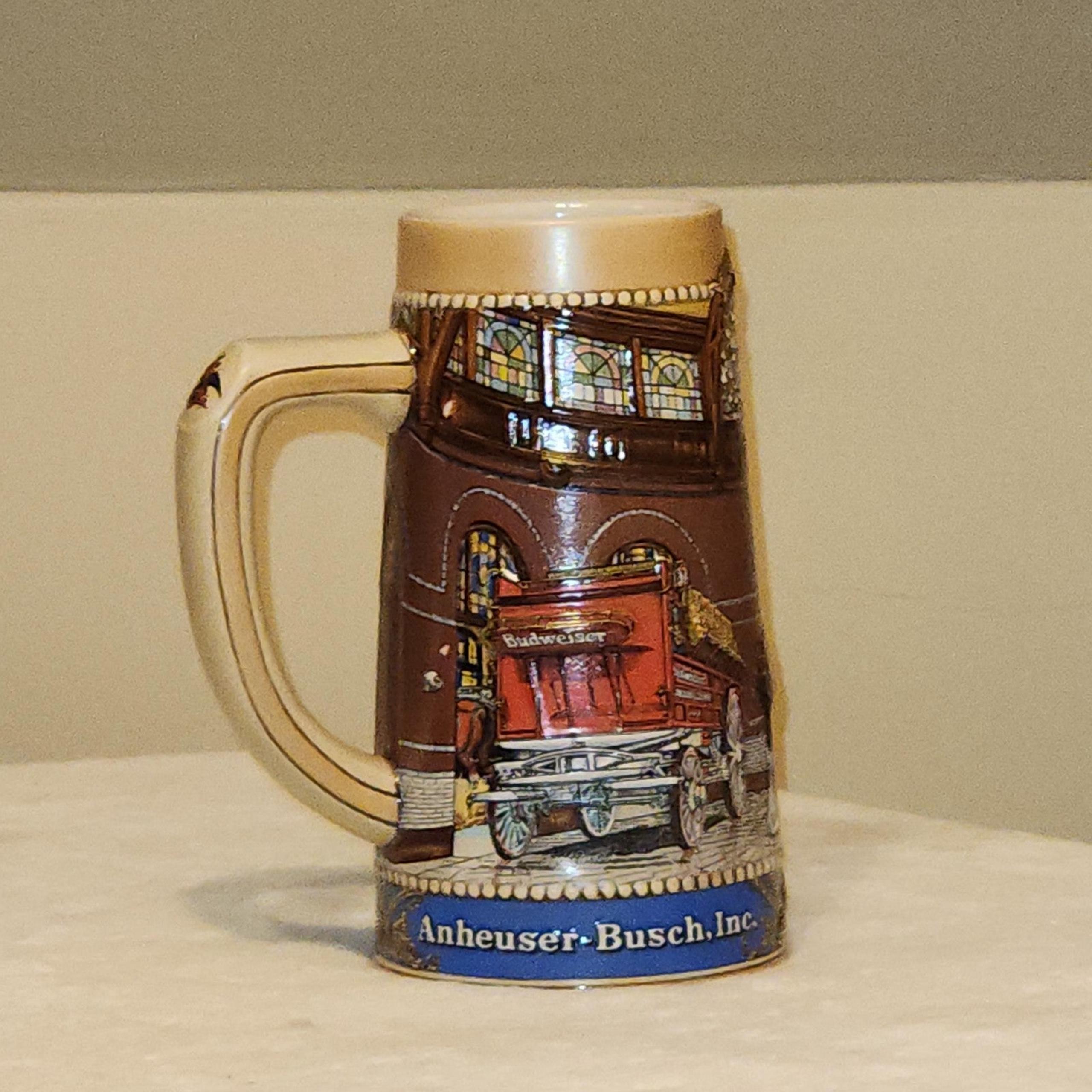 Budweiser Beer Stein Mug National Historical Landmark Series B 1987 Anheuser Bus