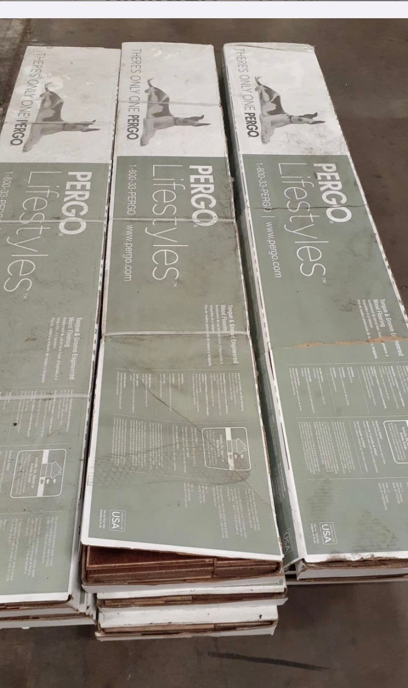 Pergo Engineered Wood Only 9 Boxes Left
