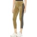 Kappa Olive Green 222 Banda Stele Rhinestone Leggings, L NWT