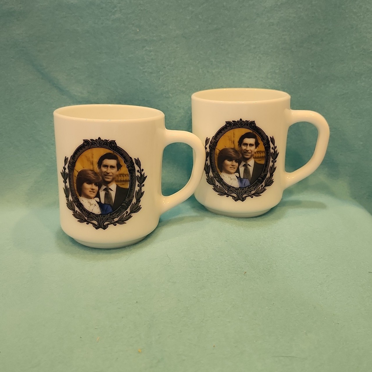 Commemorative Andrew and Diana cups