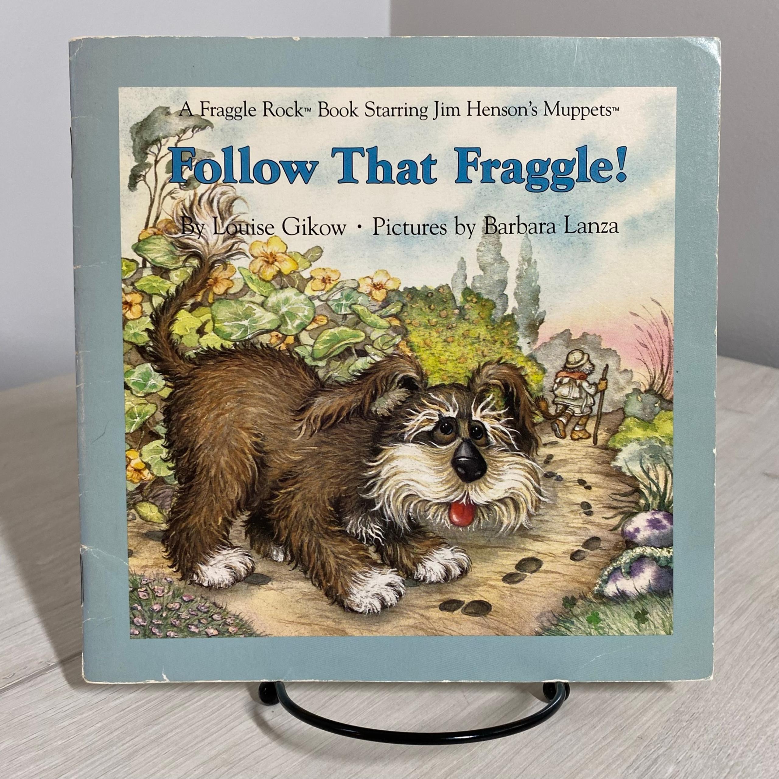 Follow That Fraggle by Louise Gikow (1985, Paperback) 1st Edition Jim Henson VTG