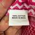 Bindu Glenda Dress Womens XS Pink White Breezy Cotton Tiered Mini