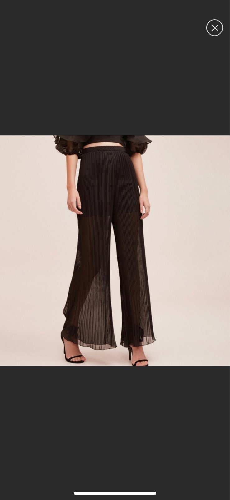 keepsake the label black pant