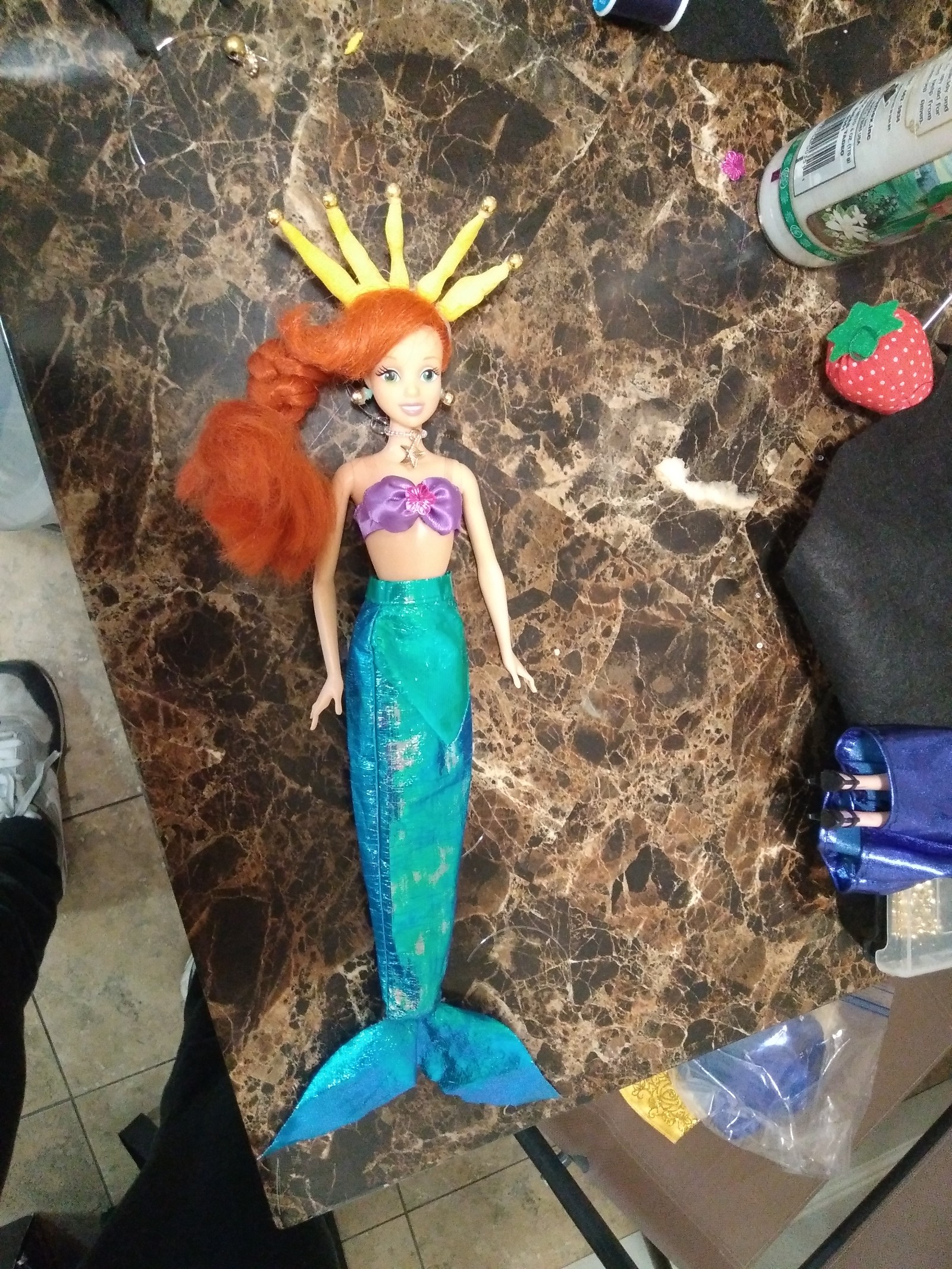 Barbie Disney doll Queen Athena OOAK