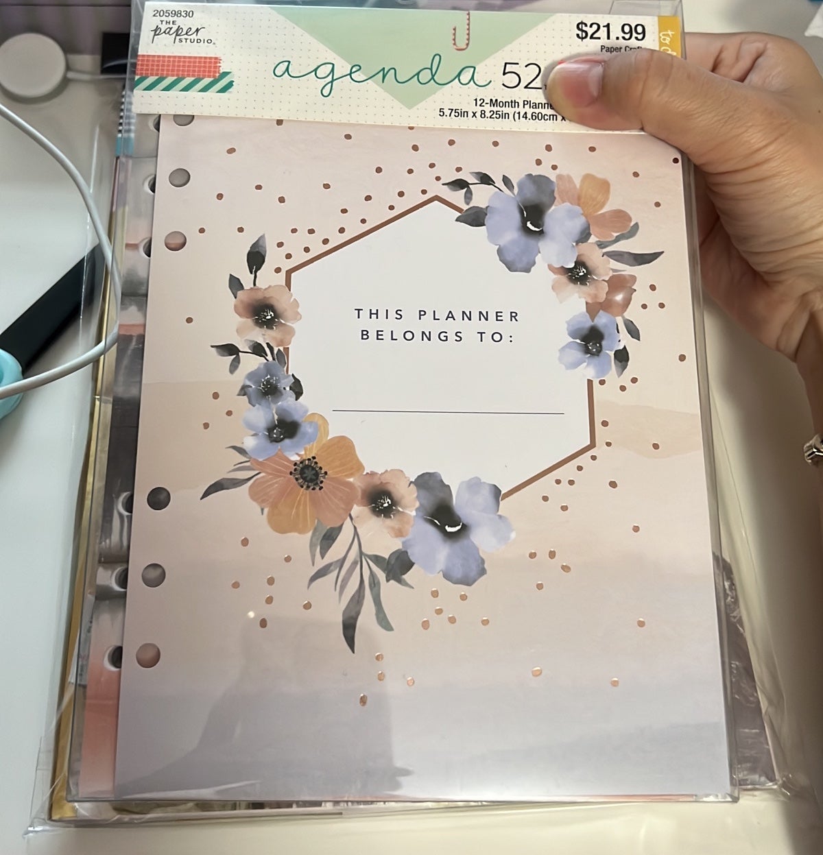 Planner Refill AGENDA 52 Paper Studio Undated Inserts Planner Refill AGENDA 52 Paper Studio Undated Inserts