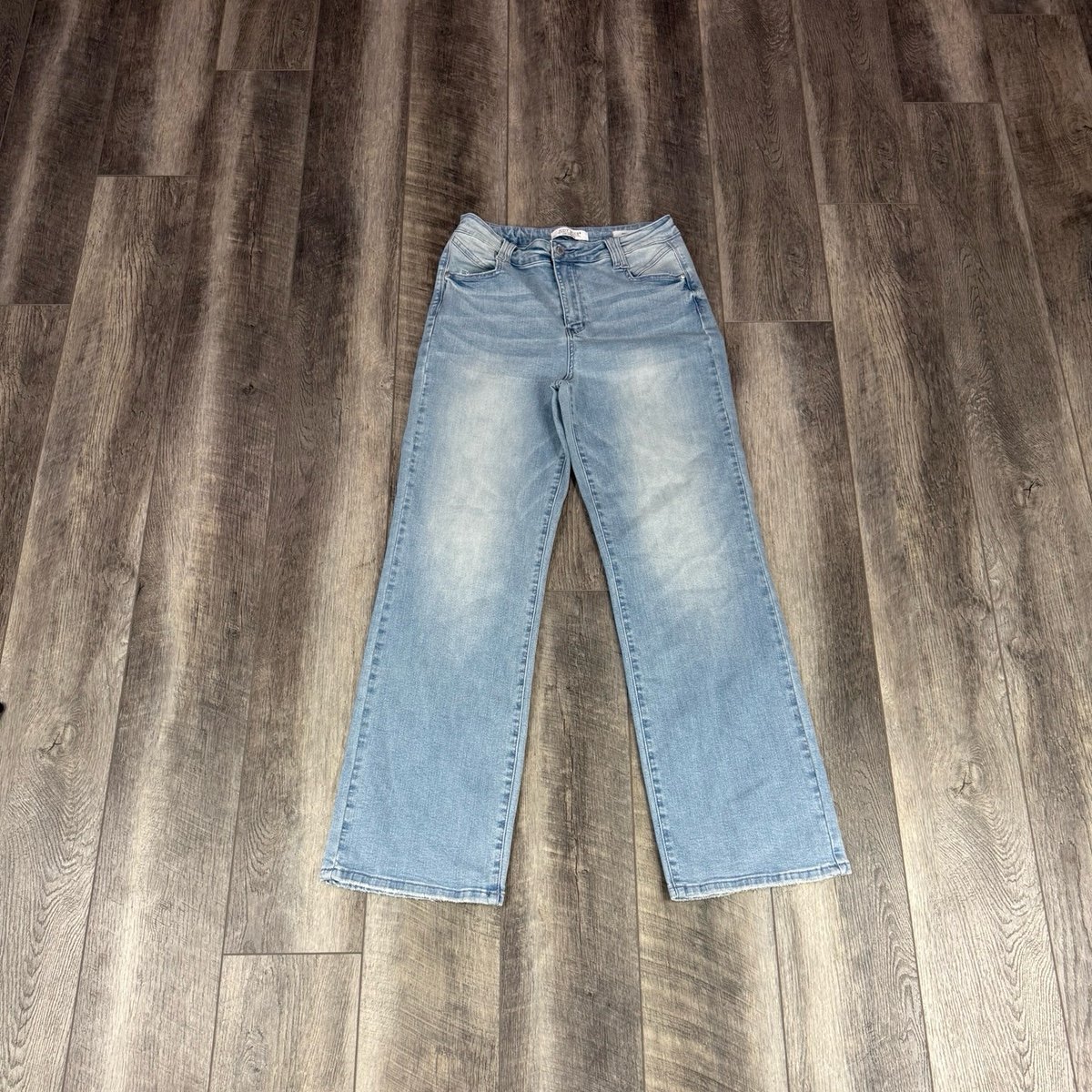 Judy Blue Light Wash Wide Leg Jeans