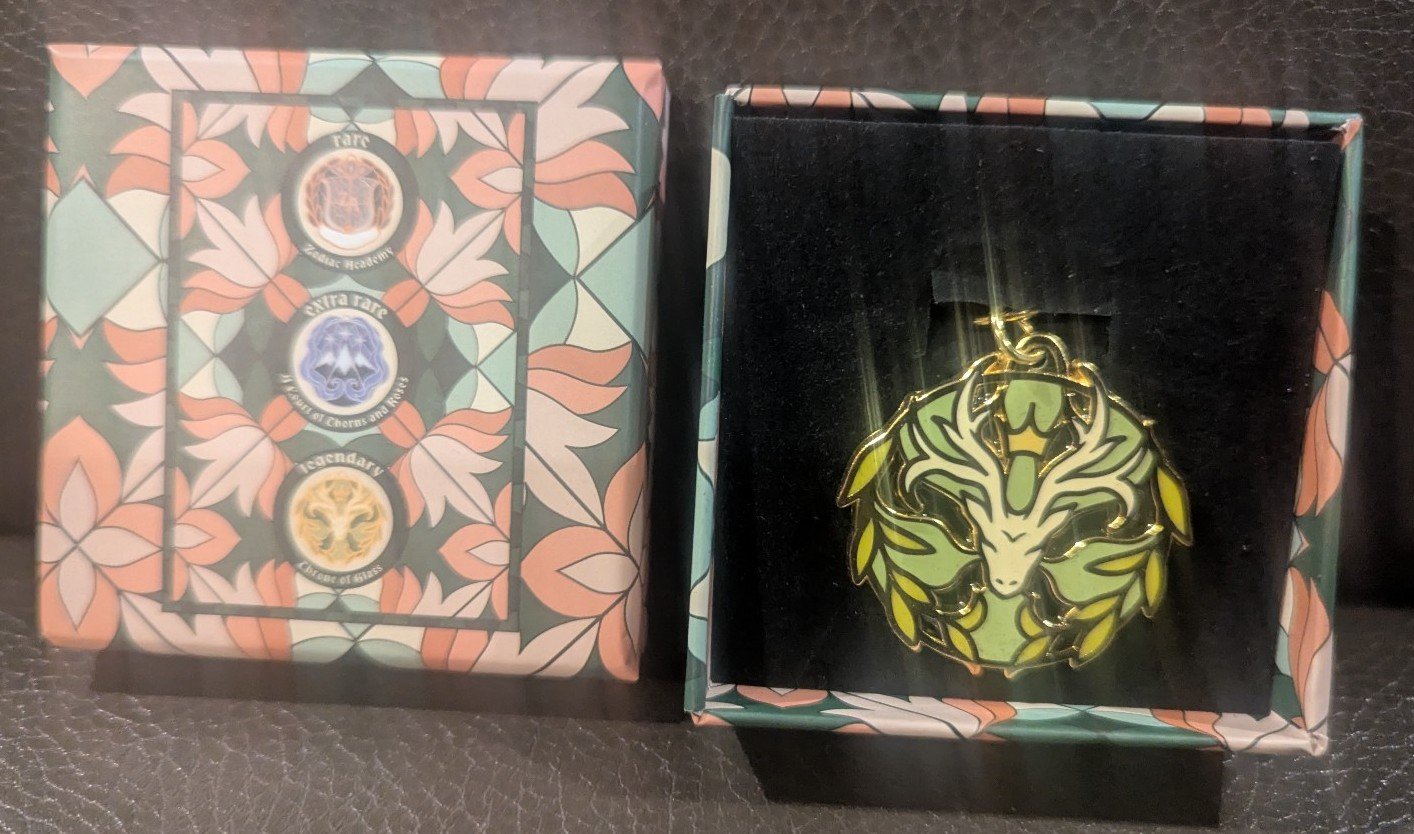 Bookish Book Box Literary Leadlight Bookmark Throne of Glass Terrasen