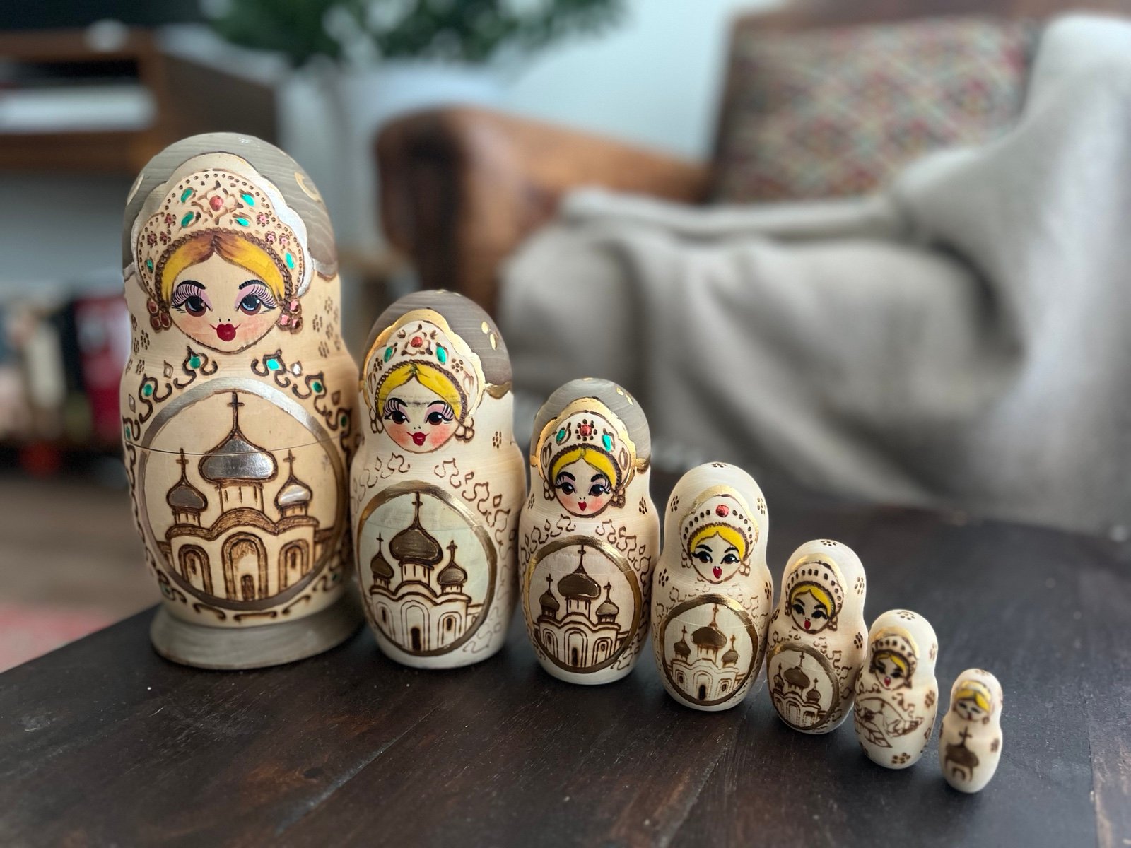Unique Nesting Dolls from 1990s