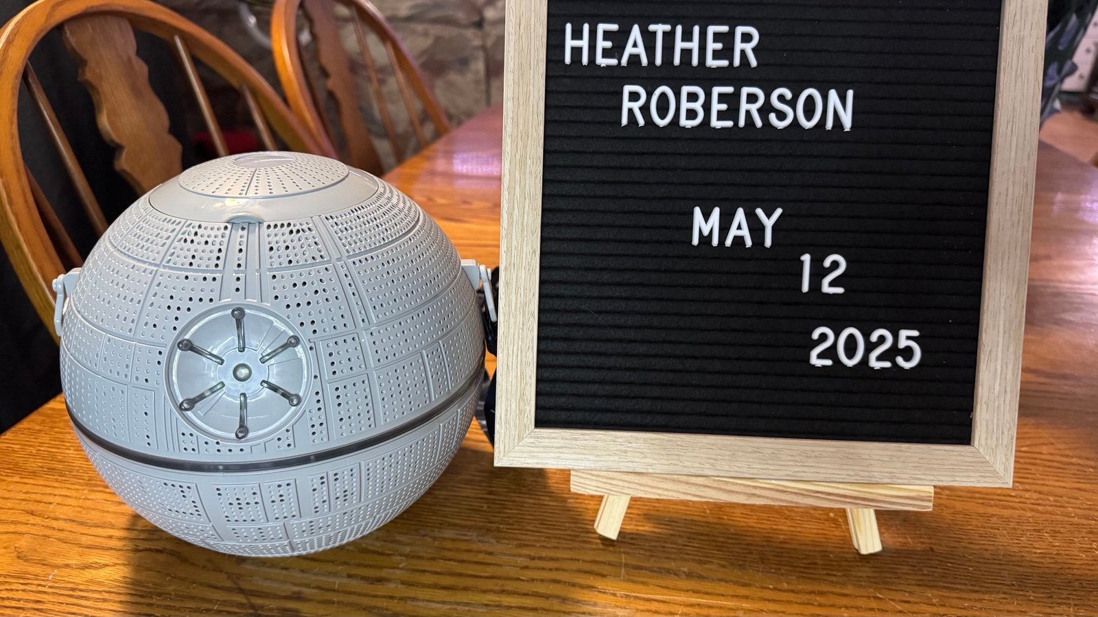 Star Wars Death Star Light up popcorn bucket