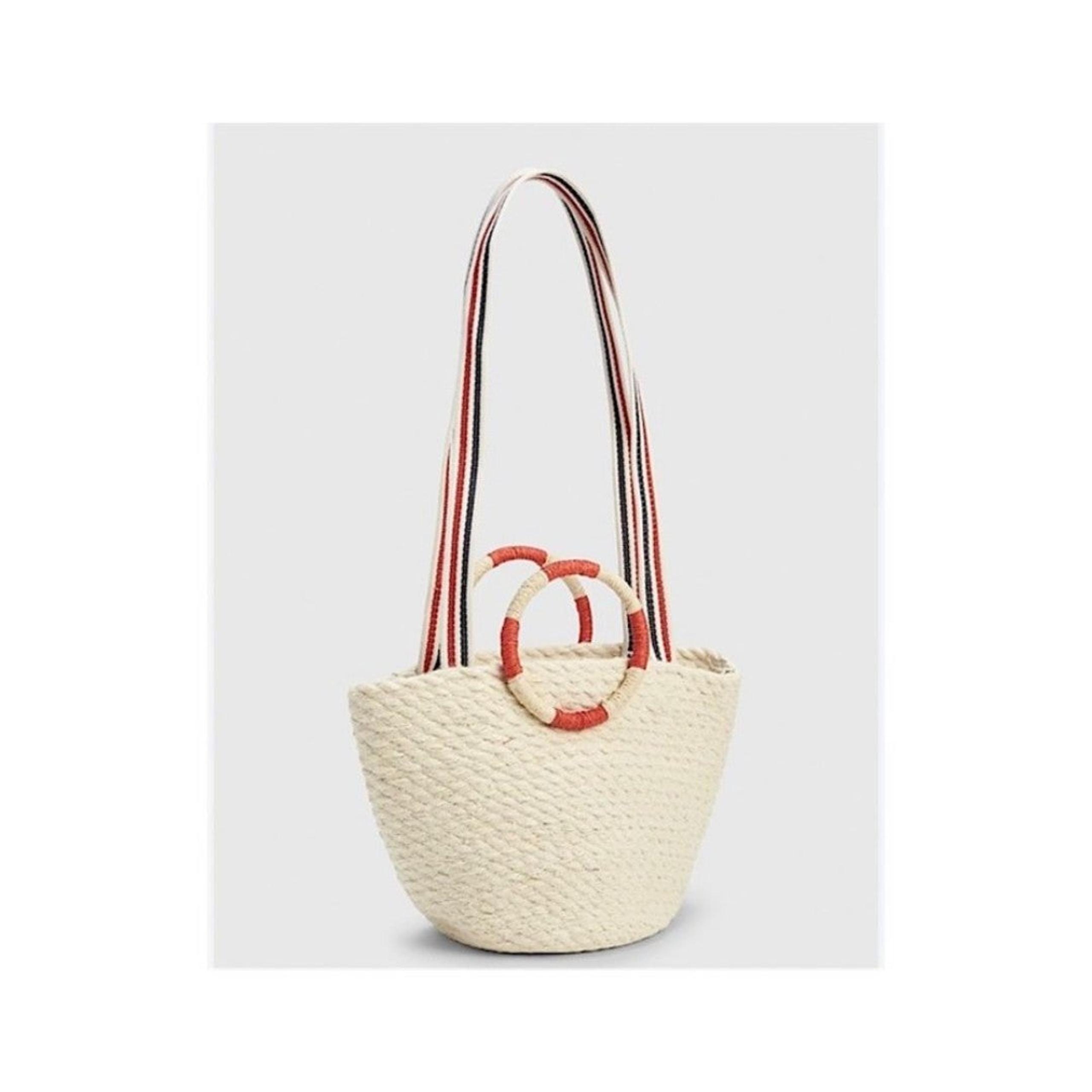 Gap Mini Jute Tote Bag